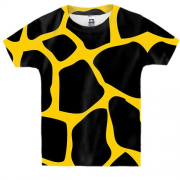 Дитяча 3D футболка з леопардовою текстурою