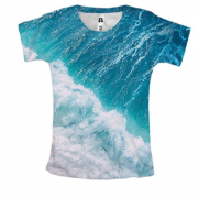 Жіноча 3D футболка Морський прибій