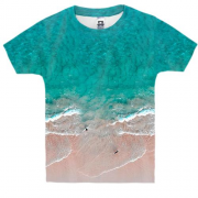 Детская 3D футболка Берег океана