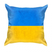 3D подушка жовто-синя