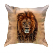 3D подушка Лев в савані