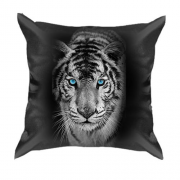 3D подушка з білим тигром
