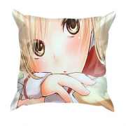 3D подушка с Аниме грустной девушкой
