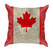 3D подушка с флагом Канады