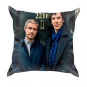 3D подушка с Шерлоком Холмсом и Доктором Ватсоном