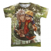 3D футболка Naruto and Jiraiya