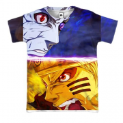 3D футболка Naruto and Sasuke 5
