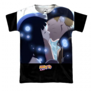 3D футболка Naruto and Hinata kiss