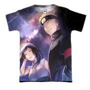 3D футболка Naruto and Hinata