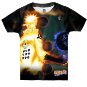 Детская 3D футболка Naruto and Sasuke 6