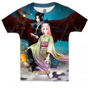 Детская 3D футболка Sasuke and Sakura