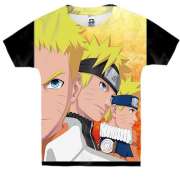 Детская 3D футболка Naruto and Sasuke 12