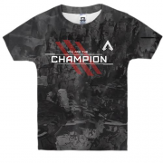 Детская 3D футболка You Are The Champion APEX Legends