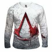 Чоловічий 3D лонгслів Assassin’s Creed лого