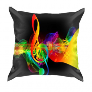 3D подушка музыкальная радуга