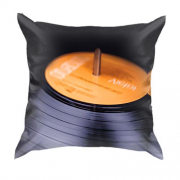 3D подушка с виниловой пластинкой
