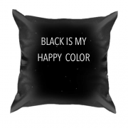 3D подушка Black is my happy color