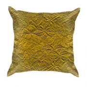 3D подушка з квітковим злитком золота