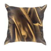 3D подушка с золотой шелковой тканью