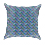 3D подушка с текстурой чешуи