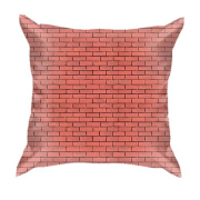 3D подушка з цегляною стіною