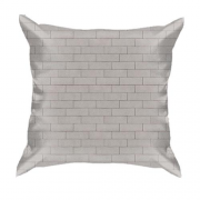 3D подушка з білою цегляною стіною