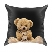3D подушка з ведмедиками Тедді