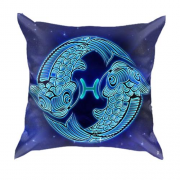 3D подушка со знаком зодиака Рыбы (2)
