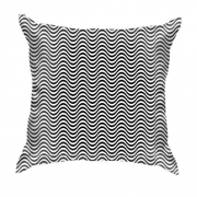 3D подушка с волнами иллюзиями
