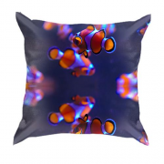 3D подушка с рыбками клоунами