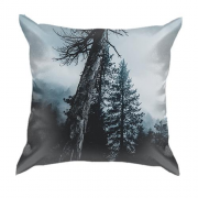 3D подушка с деревом в лесу