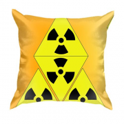 3D подушка со знаками радиации