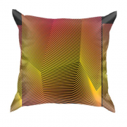 3D подушка с геометрическими линиями