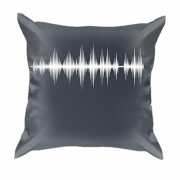 3D подушка с волной звука