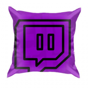 3D подушка с логотипом Twitch
