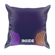 3D подушка с надписью "Inside"