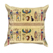 3D подушка с египетской стеной