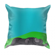 3D подушка с ленивой обезьяной