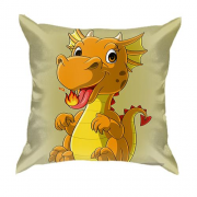 3D подушка с веселым драконом