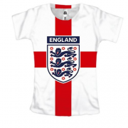 Жіноча 3D футболка Збірна Англії з футболу