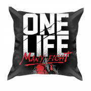 3D подушка One life - many fight