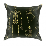 3D подушка з танцюючим скелетом