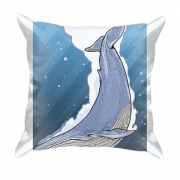 3D подушка з величезним китом