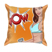 3D подушка Fitness girl wow