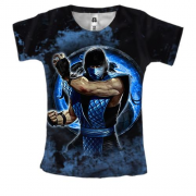 Женская 3D футболка Mortal Kombat - Sub Zero