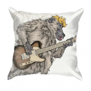 3D подушка з бабуїном гітаристом