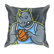 3D подушка Basketball носорог