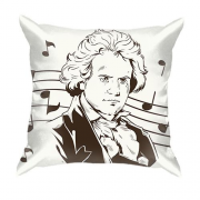 3D подушка с Бетховеном