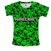 Женская 3D футболка Minecraft (2)
