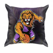 3D подушка со львом баскетболистом
